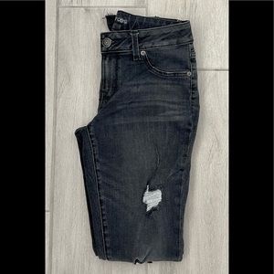 Maurices black skinny jeans size small